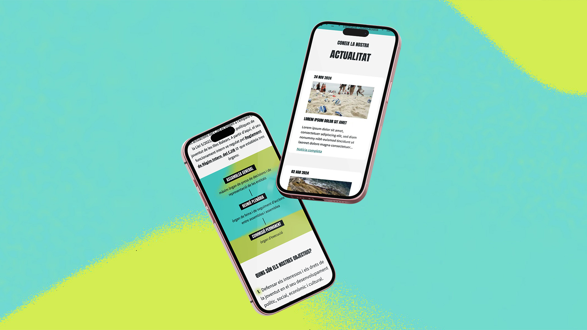 Web corporativa para el Consell de la Joventut de les Illes Balears